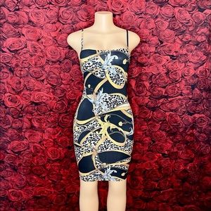 In Chains Printed Dress